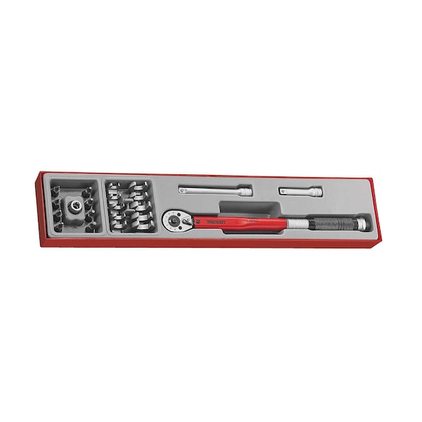 22 Piece 3/8" Drive Torque Wrench and Crows Foot Set N